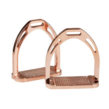 Korsteel Aluminium Stirrups Rose Gold 4.5 """"