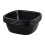 Kekow 4-Pack Small Wash Basin Pan 8 Quart Black Dish Pan 4