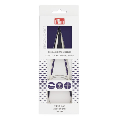 Prym Prym Circular Needle 32 """" 8 st?rrelse 8/5mm
