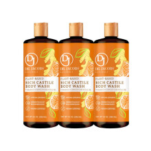 Dr. Jacobs Naturals Pure Castile Soap Liquid Body Wash Orange & Ginger Natrliche Seife mit Vitamin E und Aloe Vera zur Befeuchtung trockener und e