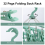 (green) Foldable Sock Dryer with 32 Clips Laundry Hanger 5