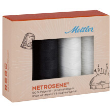 Mettler Black & White Metrosene-Fadensets 4/Pkg