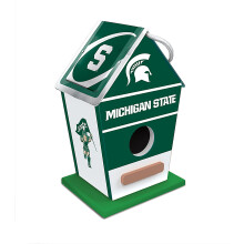 MasterPieces Team Logo Holzvogelhaus - NCAA Michigan State Spartans 20 cm x 12,7 cm