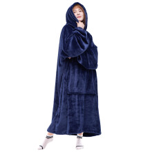 Waitu Wearable Blanket Sweatshirt Gifts for Women and Men  Warm and Cozy Giant Blanket Hoodie  Thick Flannel Blanket with Sleeve