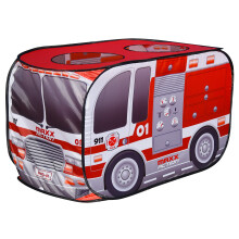 Pop-Up-Feuerwehrauto  Indoor-Spielhaus fr Kinder | Rote Lokomotive, Spielzeuggeschenk fr Jungen und Mdchen  Sunny Days Entertainment Multi