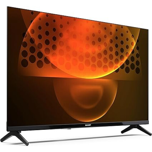 Sharp Sharp 32FH6KA 32-Inch HD Ready Android TV in Black with Active Motion 400, Chromecast, Google Assistant 2