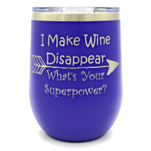 Polar Camel Camel Vin Tumbler I Fac vin vinul dispari?i laser Gravat Vin tulpina Tumbler Funny 12oz Insulat Tumbler O?el inoxidabil O?el dublu