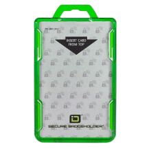 ID Stronghold - Suport securizat pentru insigna cu blocare RFID - Suport pentru carte de identitate Duolite 2 - Policarbonat - Suport pentru insi
