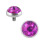 (Dark Blue) Crystal Stone Dermal Anchor Top 4