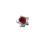 (Red) Star Jewelled Dermal Anchor Top 4