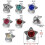 (Red) Star Jewelled Dermal Anchor Top 5