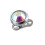 (Pink) Jewelled Top Dermal Anchor 5