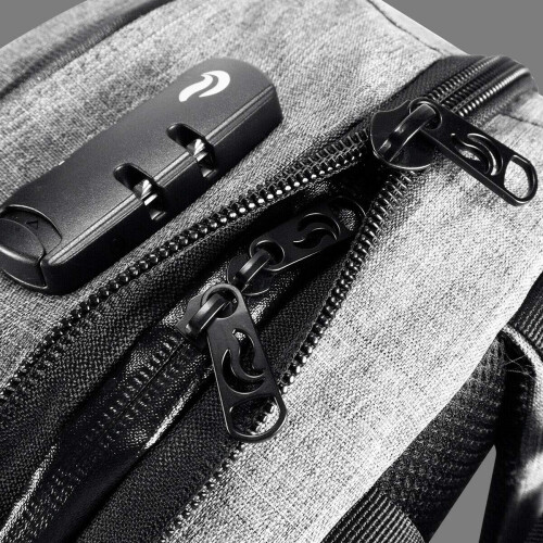 Skunk Nomad Skaters Backpack - Smell Proof - Water Proof - With Combination Lock (Black) 2