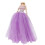 BJDBUS 11,5 polegadas roupas de boneca de garotas roxas vestido de noiva de renda com v   u 4
