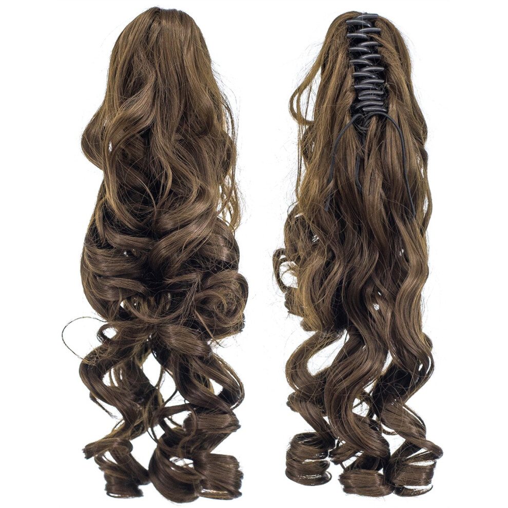 Svacc Unisex Not,Specified Swacc 12-Inch Short Screw Curls Claw Clip Ponytail Extensions Syntheti
