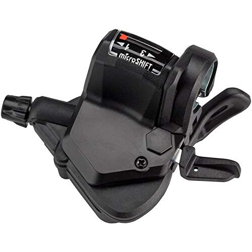 microSHIFT Mezzo Left Thumb-Tap Shifter  Triple  Optical Gear Indicator  Shimano Compatible