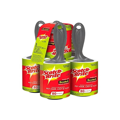 Scotch Scotch Brite Value Pack Lint Roller 80 Sheets (Pack 5)
