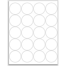 Ronde etiketten van 2 inch voor inkjet- of laserprinter - matwitte bedrukbare etiketten Stickers van NextDayLabels Aangepaste etikettenprinter Sticker