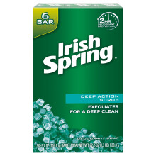 Irish Spring Σαπούνι Μπαρ Scrub 3.7 Οζ (Συσκευασία 6 τεμαχίων)