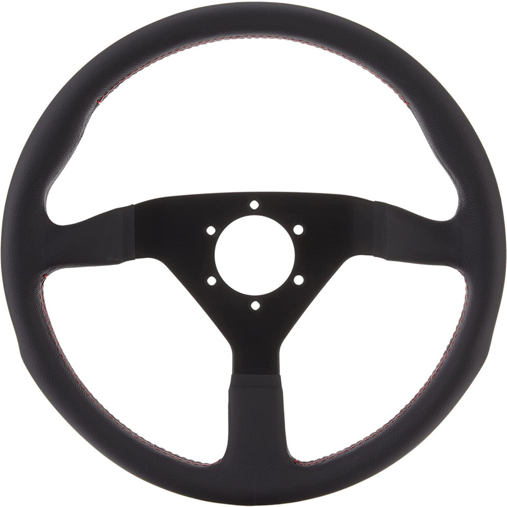 Momo Motorsport Montecarlo Street Steering Wheel Leather Brushe Black 8024055183541