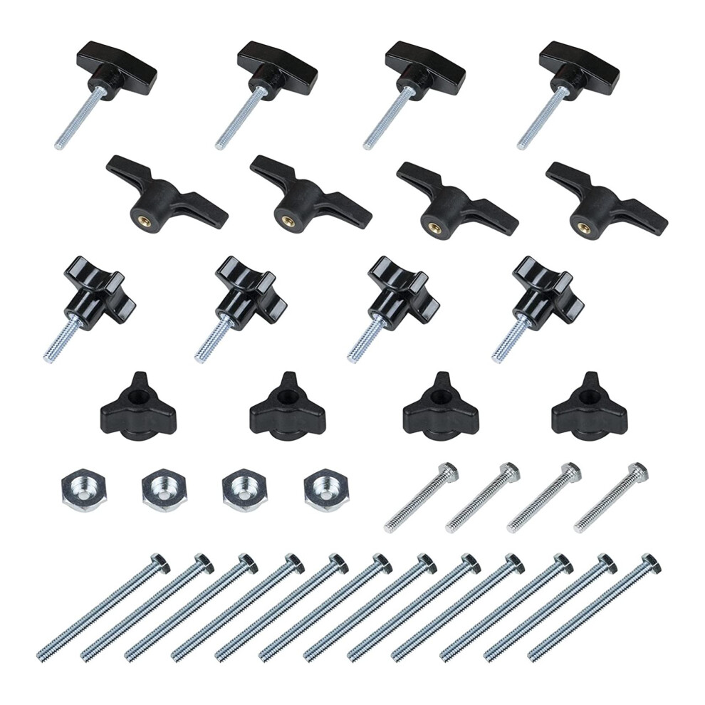 Powertec 71130 Jig Fixture Hardware Kit 36 Pcs 843441100300