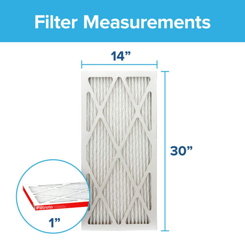 Filtrete 14x30x1 Φίλτρο Αέρα MPR 1000 MERV 11, Άμυνα Κατά Αλλεργιών, 6-Pack 1
