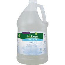 Biokleen Free & Clear Dish Liquid - 1 Gallon - Soap  Dishwashing  Eco-