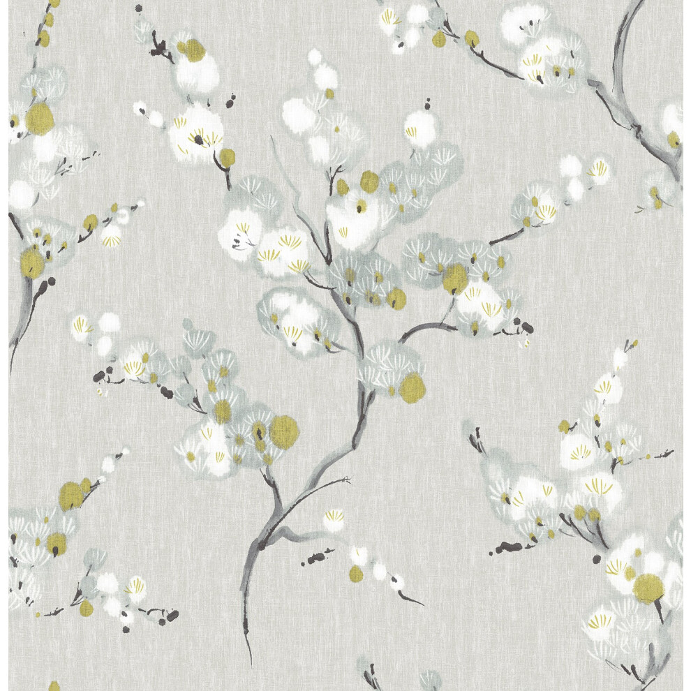 Nuwallpaper Nu2679 Mirei Peel & Stick Wallpaper Grey 091212285279