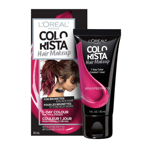 L’Oréal Paris L'Oreal Paris Χρώμα Μαλλιών Makeup 1 Ημέρας για Καφέ Μαλλιά, Ραζμπέρι 10, 1 Fl Oz