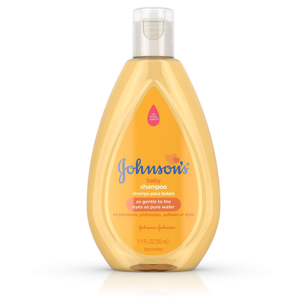 Johnson's Baby Shampoo with Gentle Tear Free Formula Travel Size 1.7 Fl Oz