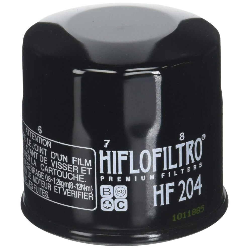 Hiflo Filtro Hf204 Premium Oil Filter Black 672233166817