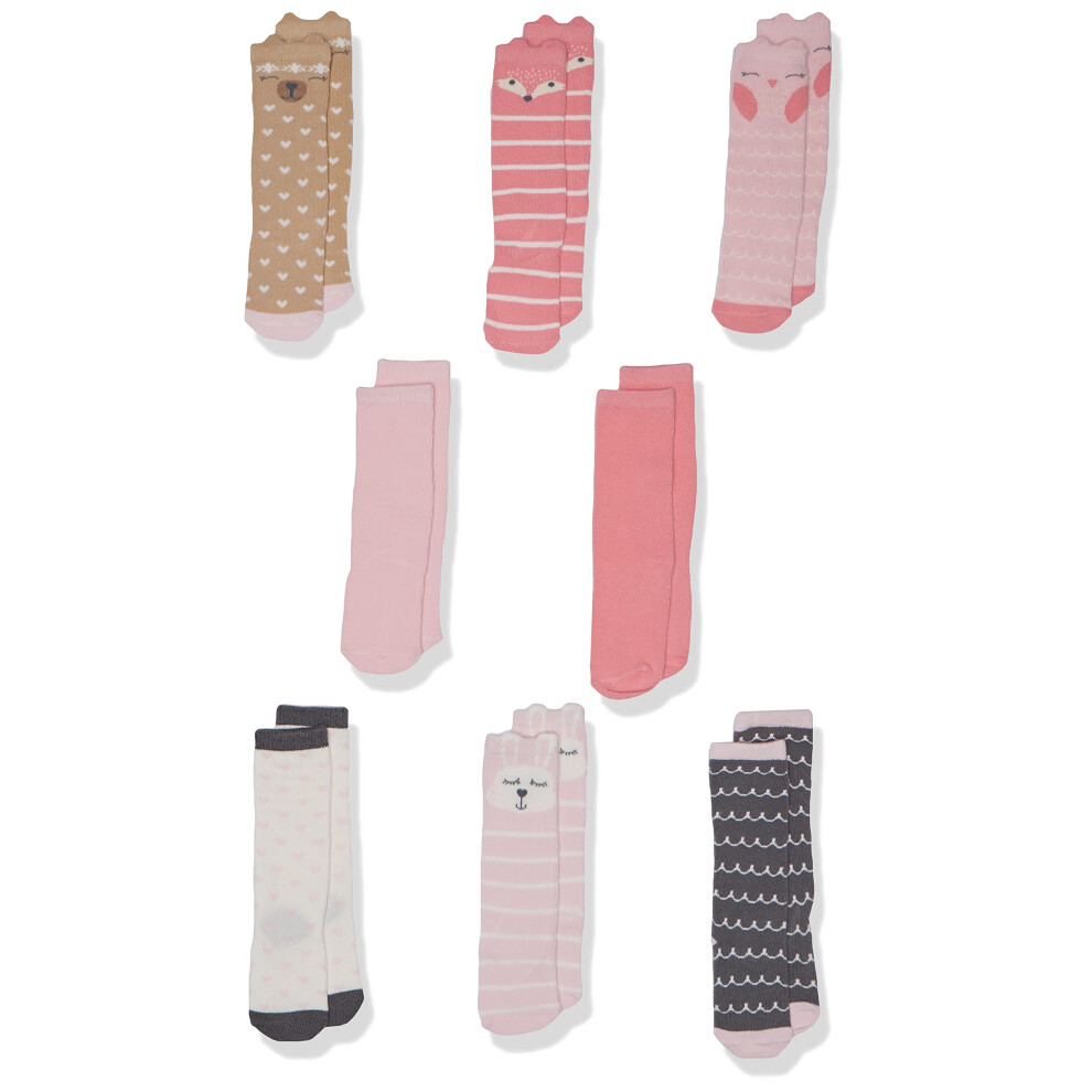 Chaussettes hautes unisexes en coton pour b   b    Hudson Baby Forest Girl 12-2