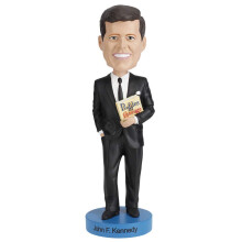 Royal Bobbles John F. Kennedy Bobblehead, Premium Polyresin Levensechte Figuur, Uniek Serienummer, Exquise Details