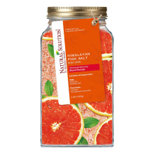 Natural Solution Immersione del corpo al sale rosa con articolazioni organiche e sollievo muscolare dell'arancia rossa - 3Libbre