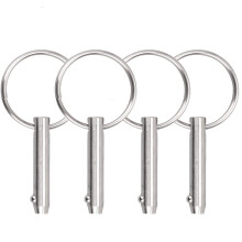 Schnellspannstift, Bimini-Top-Pin-Durchmesser 0,25 Zoll, Gesamtlnge 1,49 Zoll, effektive Lnge 1 Zoll, vollstndiger 316-Edelstahl fr Boots-Bimini-