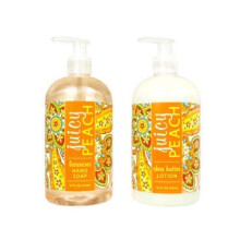 Greenwich Bay Trading Company Botanical Collection: Juicy Peach (telov mlieko a mydlo na ruky)