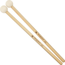 Meinl Stick & Brush Drum Set Mallets med Hard Felt Head & 5A American Hickory Handle-Made i Tyskland (SB402)