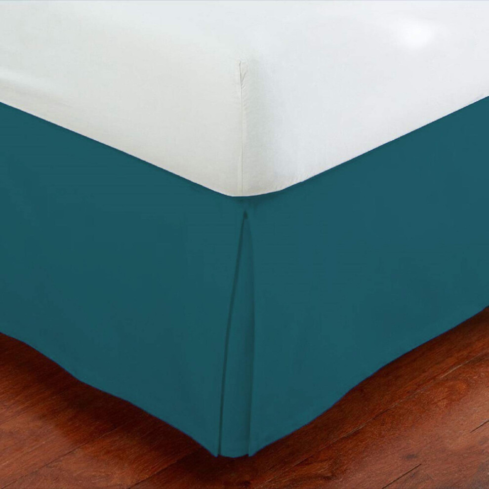 Linen Plus Queen Size Luxury Tailored Bed Skirt 14"" Drop Pleated Styl