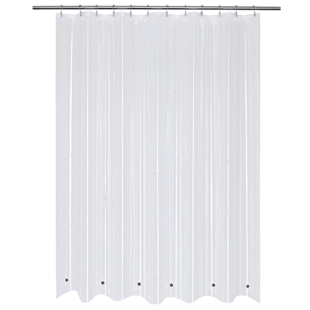 Mrs Awesome Rideau De Douche Long Avec 6 Aimants 72 X 78 Pouces Peva 8G Rideau De Douche En Plastique Pais Et R Sistant Pour Salle De Bain-image