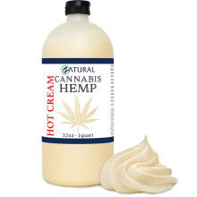 Crema calda alla canapa Zatural con miscela di oli essenziali Aloe Canapa e altro (32 once)