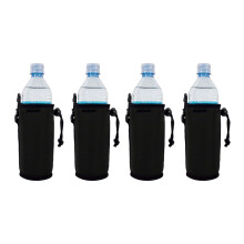 Tom neopren vattenflaska Coolie (4-pack svart)