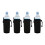 Tom neopren vattenflaska Coolie (4-pack svart) 1