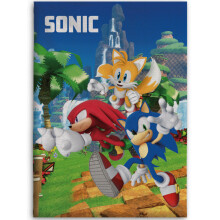 Sonic the Hedgehog Fleece Throw Blanket 100 x 140 cm Miles Knuckles