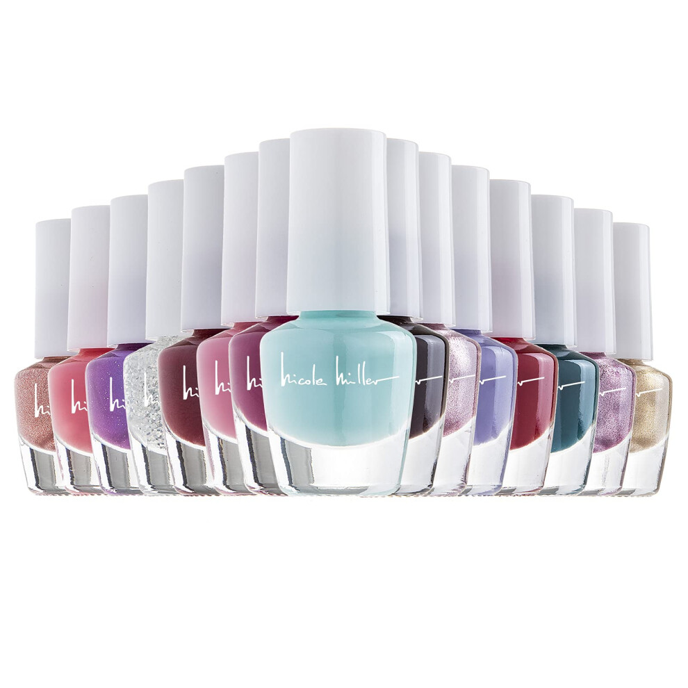 Nicole Miller New Yo Nicole Miller Mini Nail Polish Set 15 Glossy And Trendy Colors