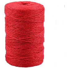 Kinglake 328 fot naturlig jute Twine Bsta konst Hantverk gva Twine Christmas Twine Durable Packing String Red