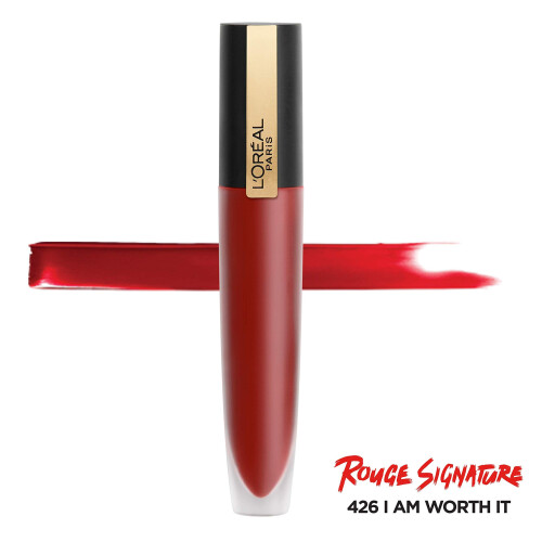 LOréal Paris Makeup Rouge Signature Ματ Χρώμα Χειλιών, Αξίζω 1