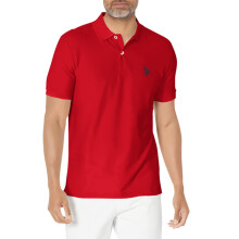U.S. Polo Assn. Miesten Ultimate Pique Polo Shirt Engine punainen L