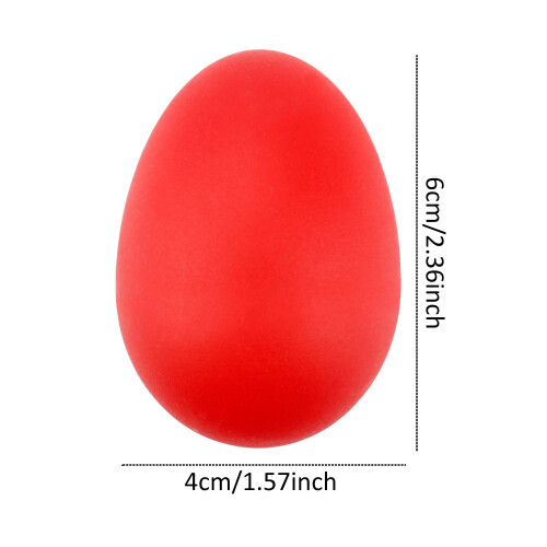 Augshy 40PCS Plastic Egg Shakers Percussion Musical Maracas Easter Egg 2