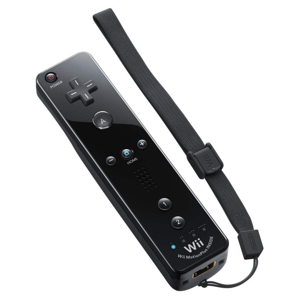 Nintendo Wii Remote Plus  Black Renewed