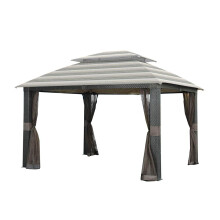 Zamienny baldachim Garden Winds do altanki Revella — Standard 350 — Kamień w paski